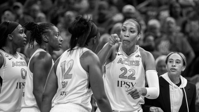 A’ja Wilson faz 36 e Aces elimina o Fever de Caitlin Clark