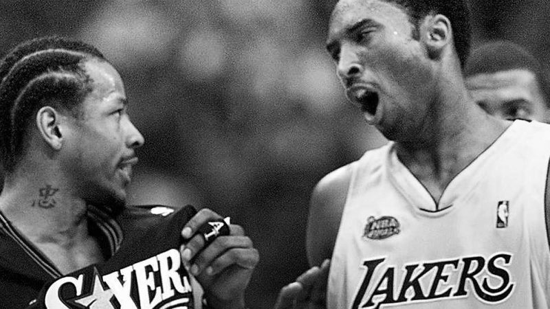 Kobe estudou os tubarões para enfrentar Allen Iverson