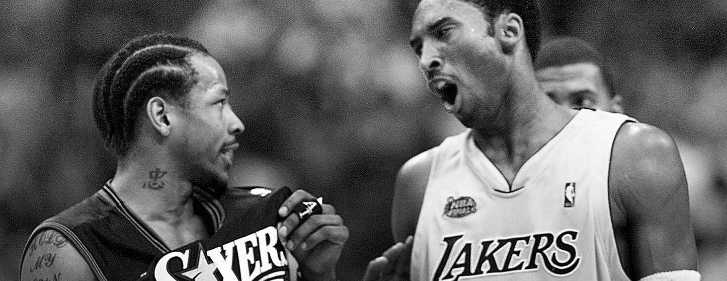 Kobe estudou os tubarões para enfrentar Allen Iverson