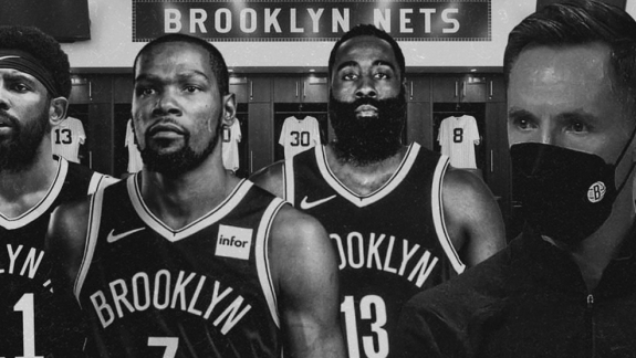 NBA: Estreia do Nets com Durant, Harden e Kyrie deixa técnico Steve Nash preocupado