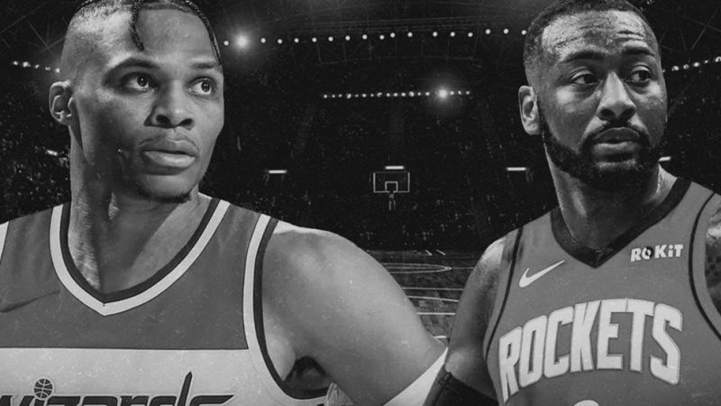 NBA: Russell Westbrook e John Wall tem discussão acalorada no jogo entre Rockets e Wizards