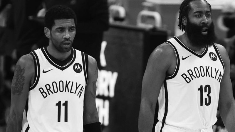 NBA: Kyrie Irving está preocupado com status de saúde de James Harden