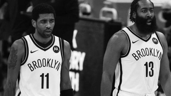 NBA: Kyrie Irving está preocupado com status de saúde de James Harden
