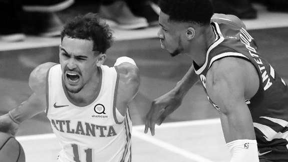 NBA: Giannis Antetokounmpo responde com classe provocação de Trae Young