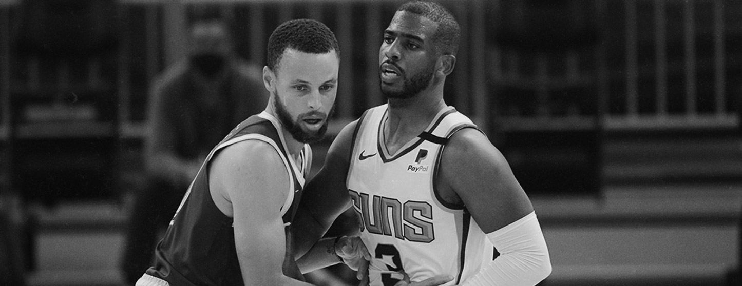 Stephen Curry reage a Chris Paul chegar às finais da NBA