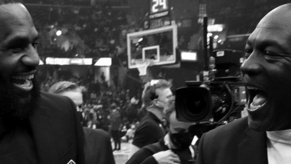 NBA: LeBron James é sincero ao falar de encontro com Michael Jordan