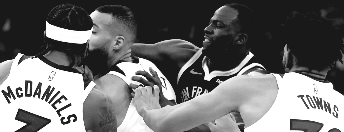 NBA: A treta envolvendo Draymond Green e Rudy Gobert no duelo entre Warriors e Wolves