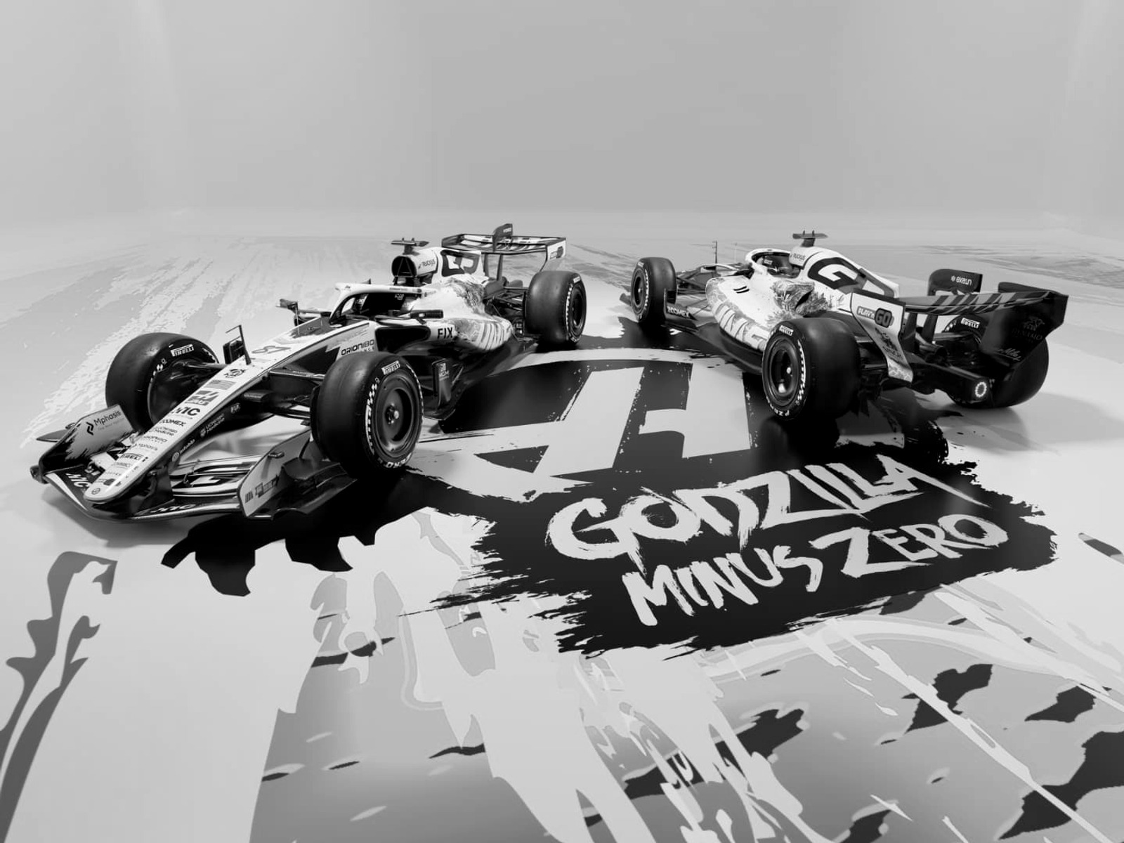 Godzilla Roster Godzilla e caubói: as pinturas especiais da F1 em Austin