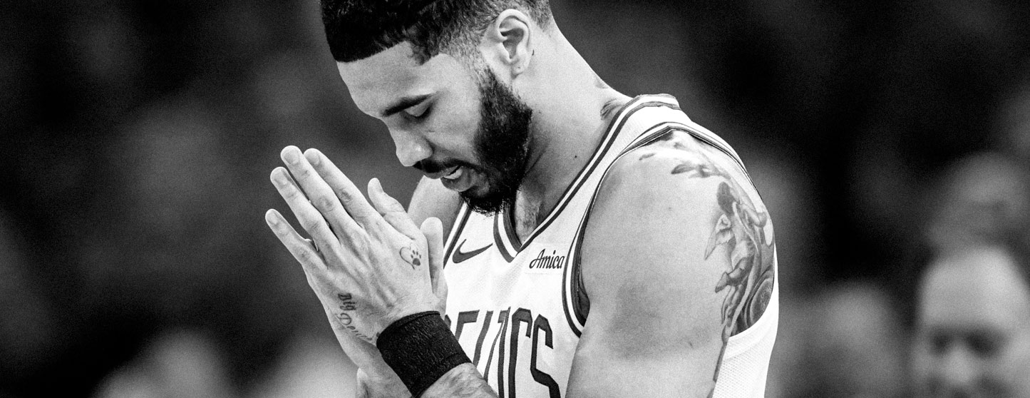 Jayson Tatum renova esperanças do Celtics em treino do Patriots