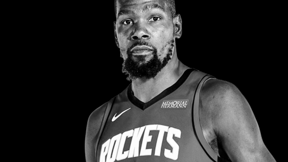 Kevin Durant: a primeira grande declaração como jogador do Rockets