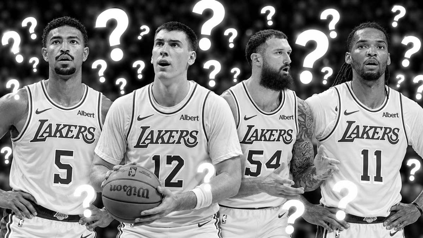 Jogou os 82 jogos e pode perder a vaga de titular no Lakers