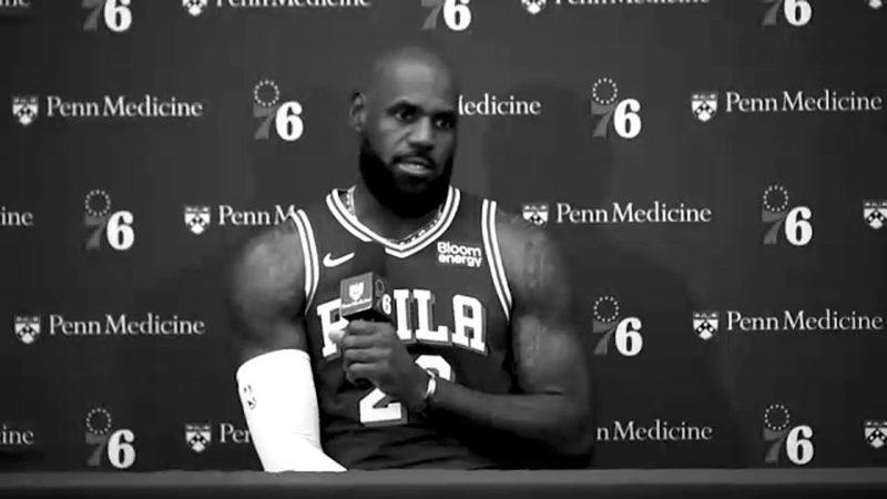 LeBron pede um pouco de ódio à torcida do Sixers