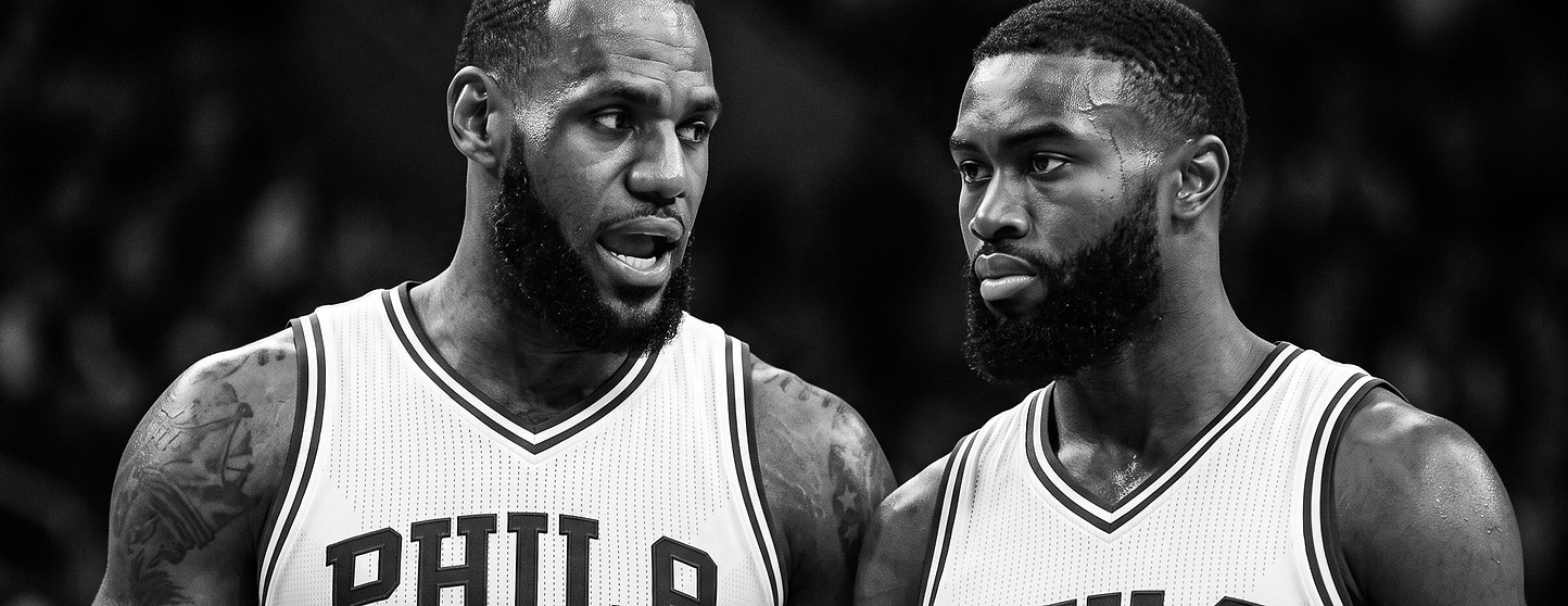 LeBron e Jaylen Brown no 76ers: quem abre mão da bola?