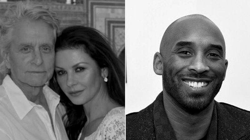 Kobe “perdia o cachorro” para visitar Catherine Zeta-Jones