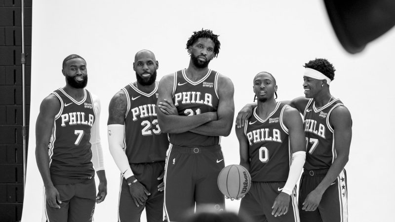 O media day do Sixers além de LeBron: Embiid, Brown e Maxey