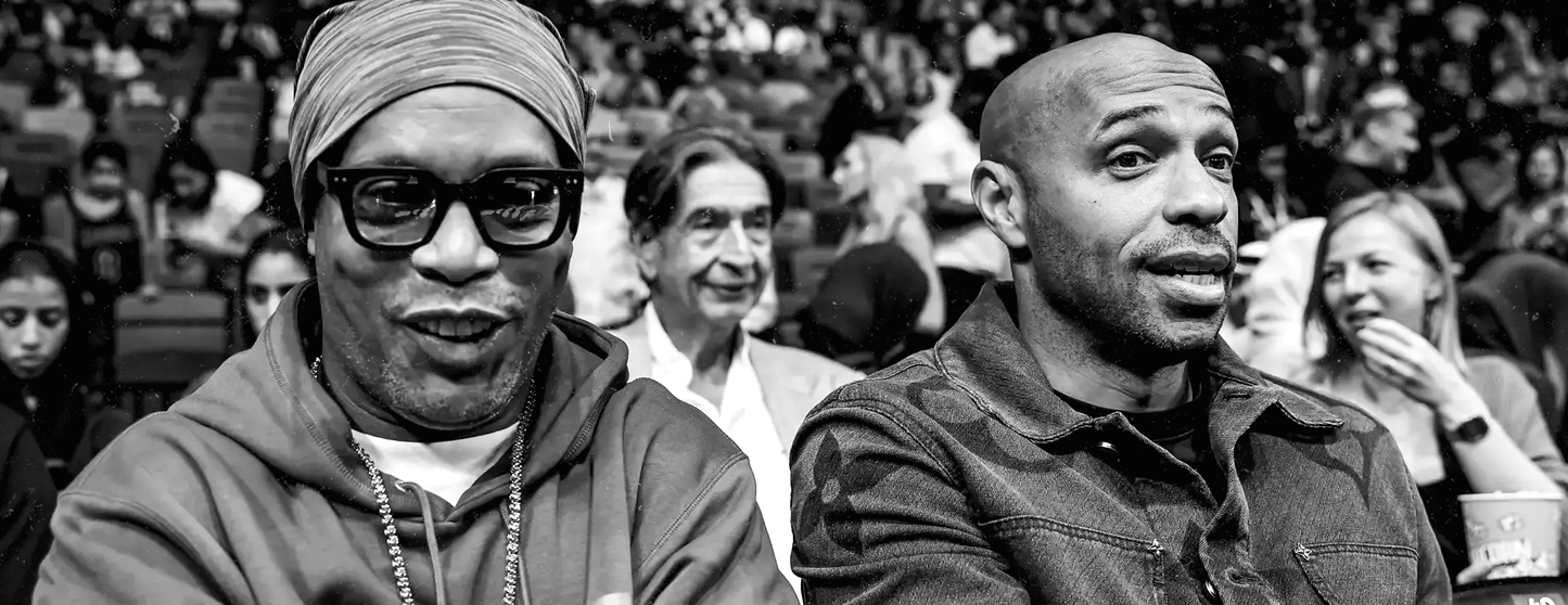 Ronaldinho Gaúcho e Thierry Henry mostram respeito absurdo em jogo da pré-temporada da NBA