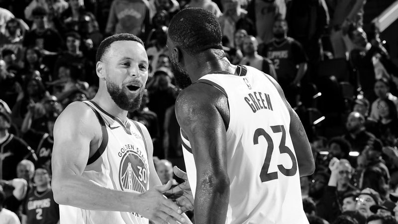 Curry e Draymond juntos: por que Kerr não separa a dupla