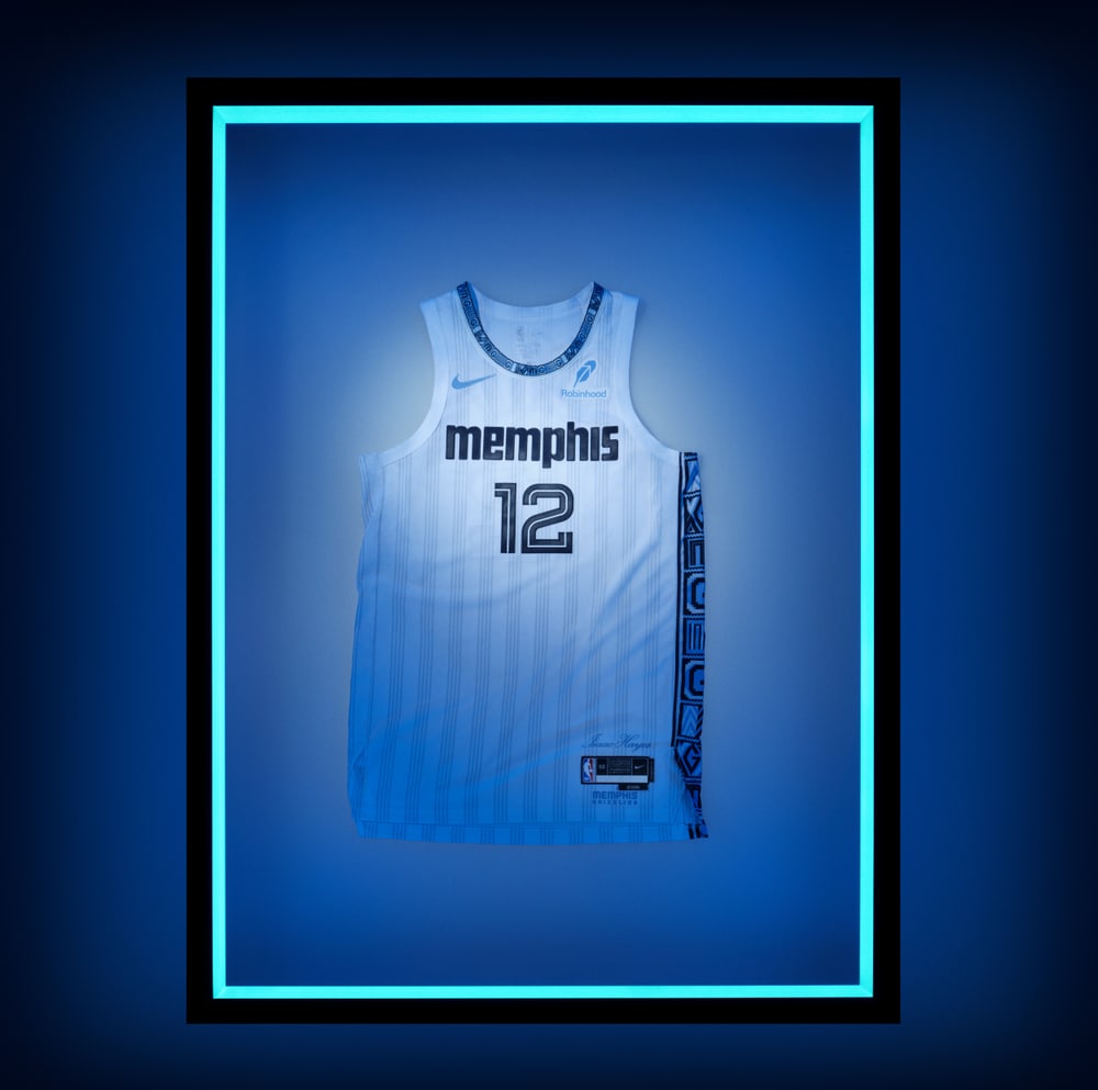 Uniforme City Edition do Memphis Grizzlies em homenagem à Stax Records e a Isaac Hayes