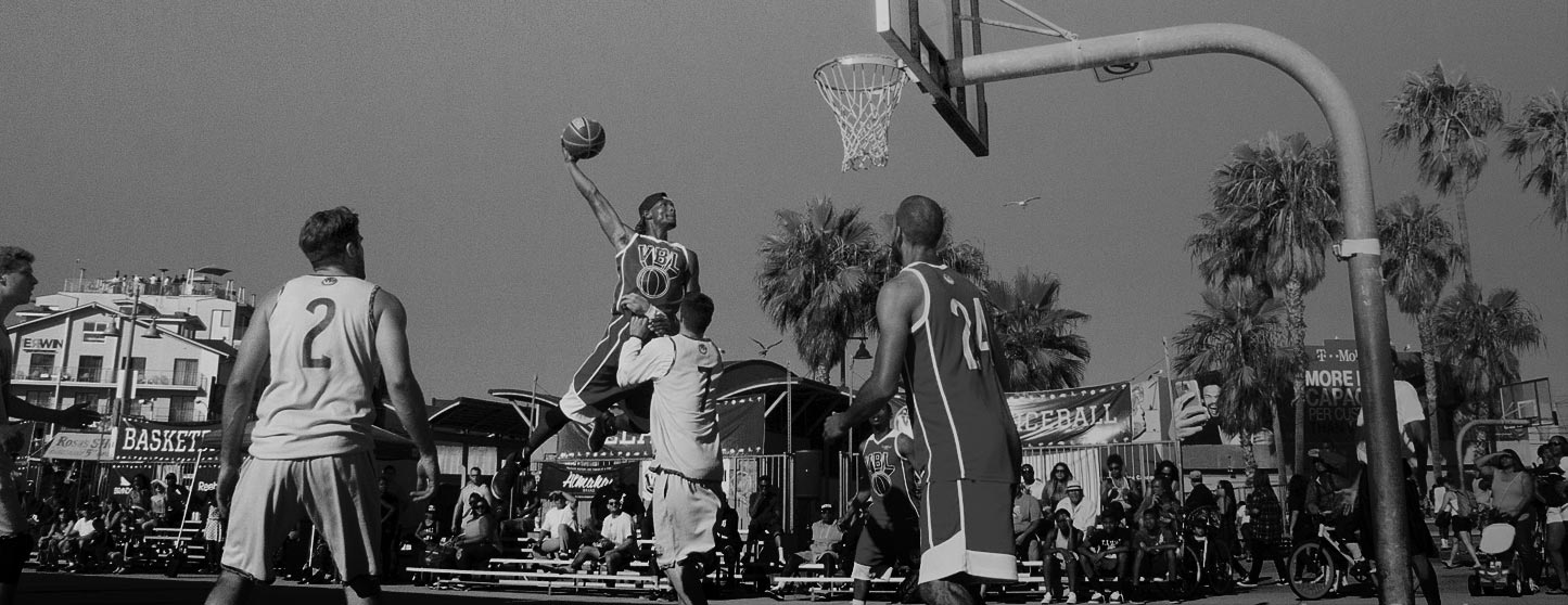 A liga de basquete de Venice Beach