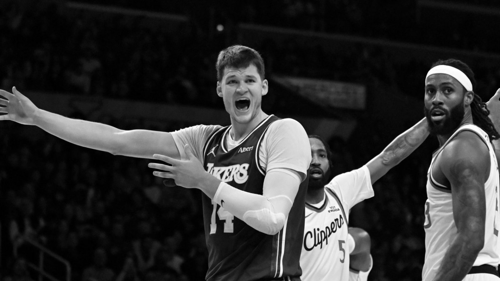 Lakers x Clippers: o que Kessler fez com Rui Hachimura